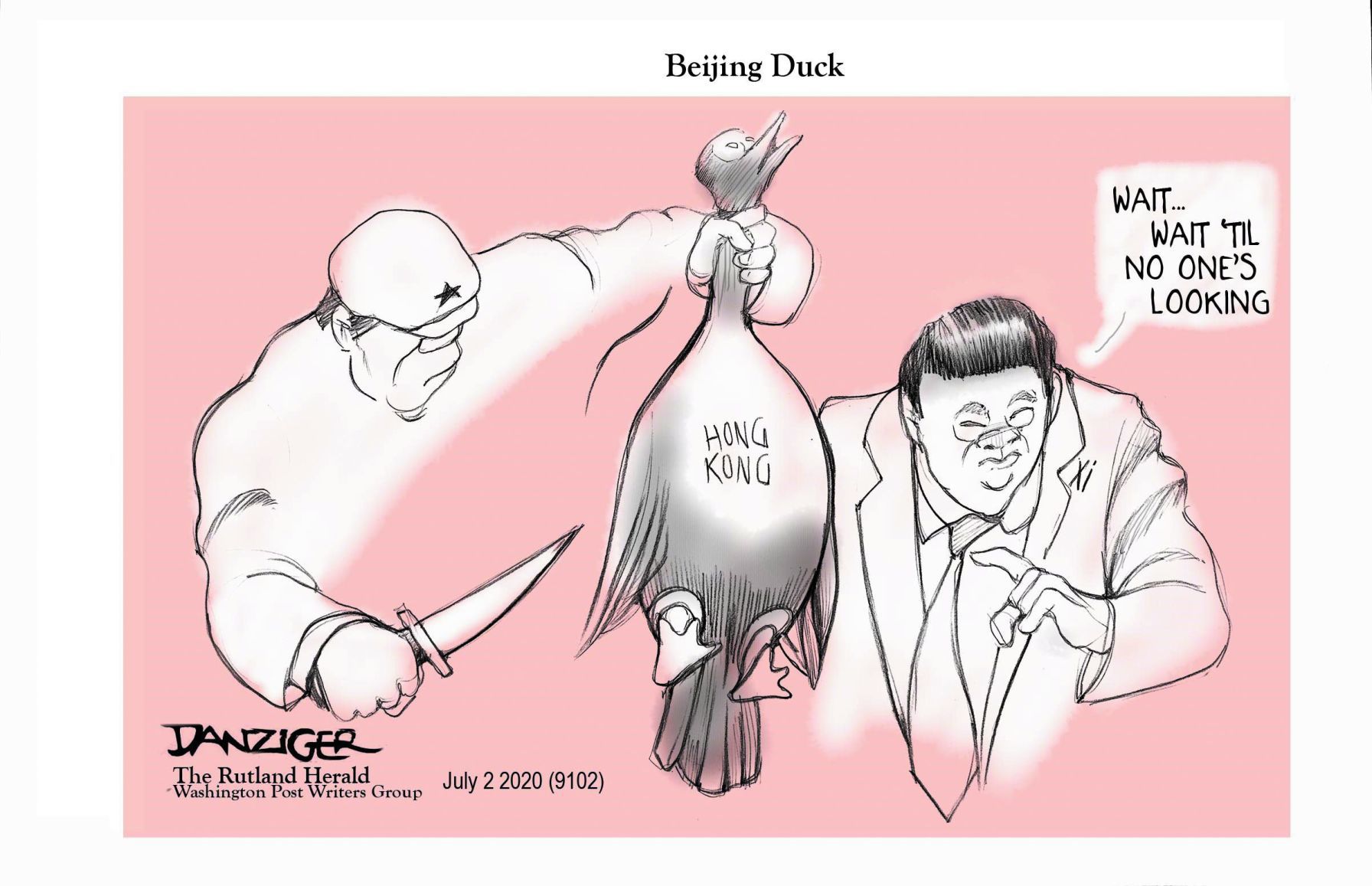 Jeff Danziger cartoon